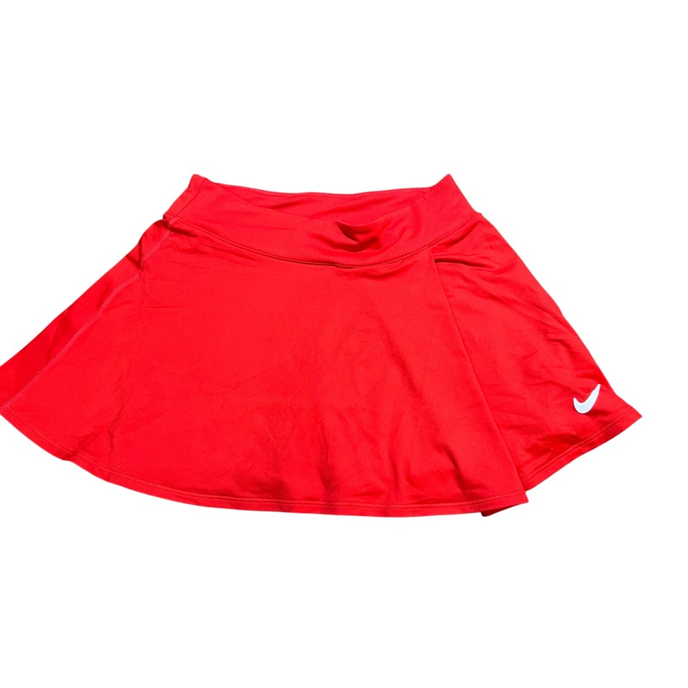 Nike Dri-FIT Womens Red Tennis Golf Pickleball Skort Athletic Skirt Shorts XS